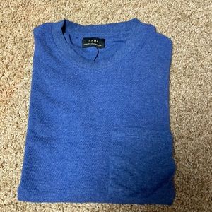Zara textured pocket tee